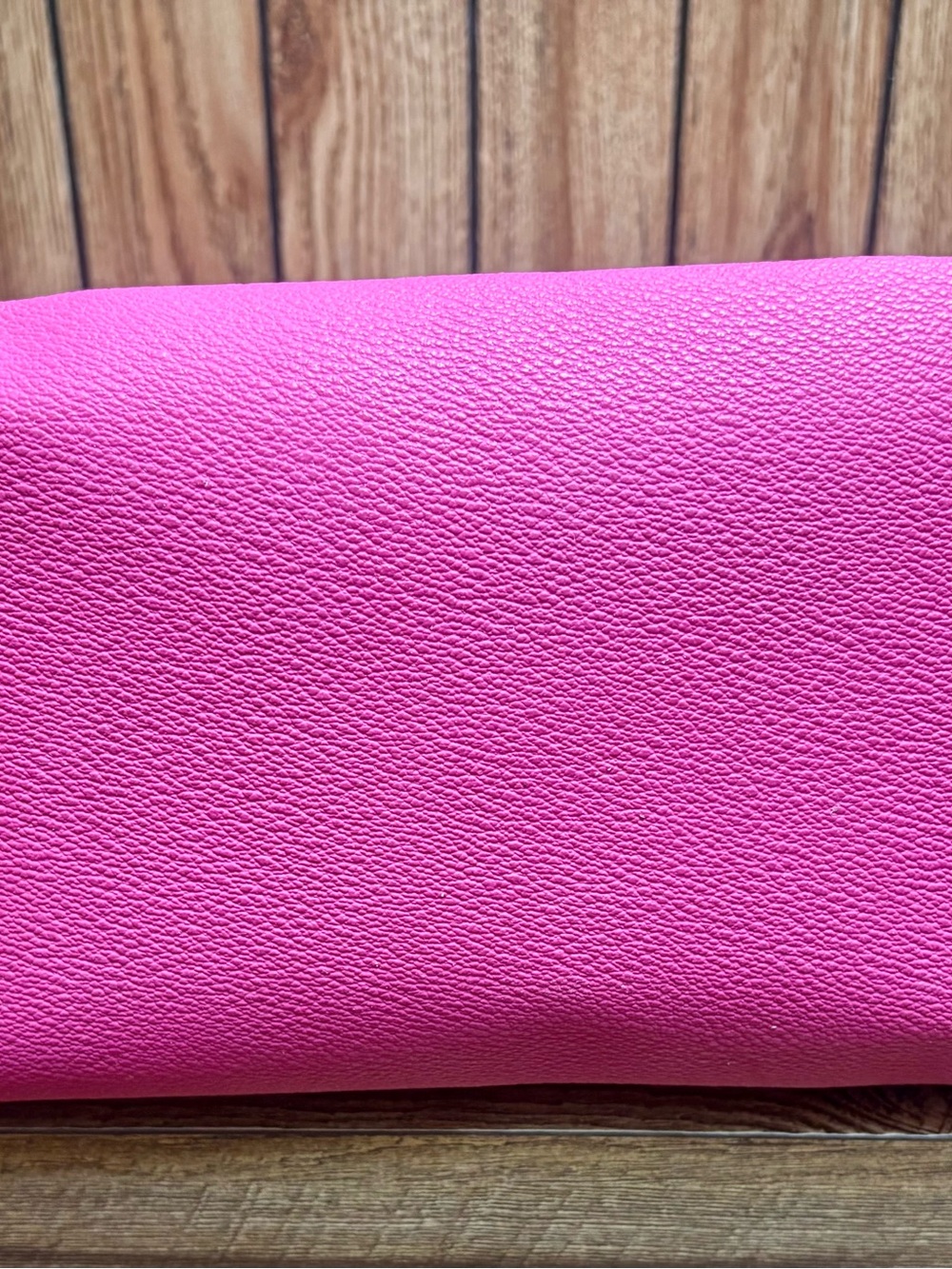 Dooney & Bourke Hot Pink Pebble Leather Satchel Crossbody - Picture 5 of 5